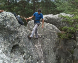 Escalade en milieu naturel